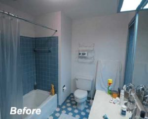 Buckley Project : Bathroom before renovation by Corbett Design Build