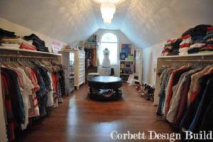 Goode Project 1 : Walk in closet  by Corbett Design Build