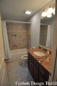 White Project : Bathroom Renovation by Corbett Design Build